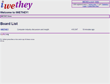 Tablet Screenshot of forum.iwethey.org